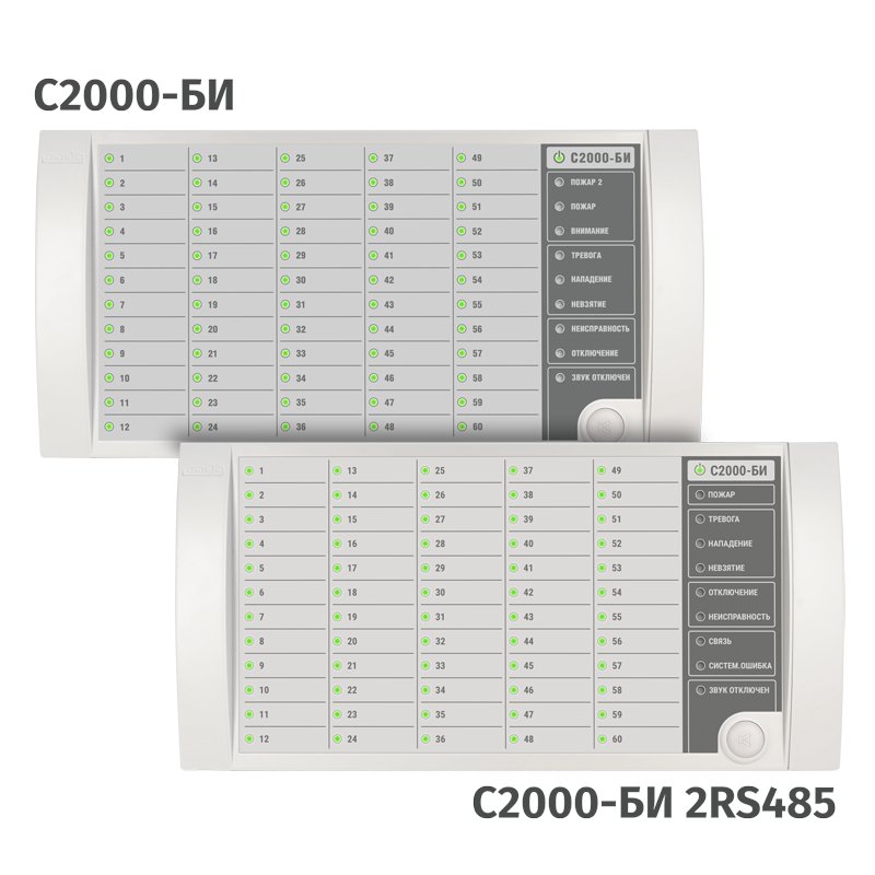 С2000-БИ исп.02 (2xRS-485) (два интерфейса RS-485)
