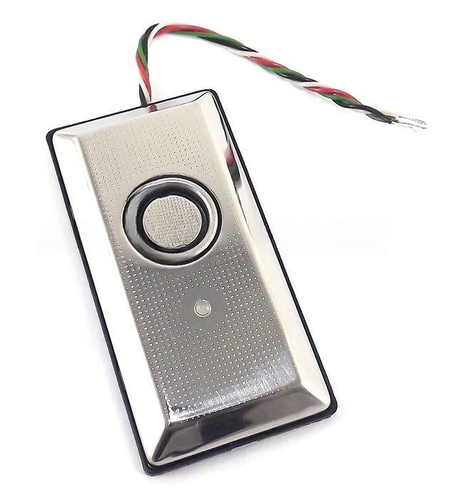 Считыватель-3 исп. 02 (сталь полированная + точечная чеканка)