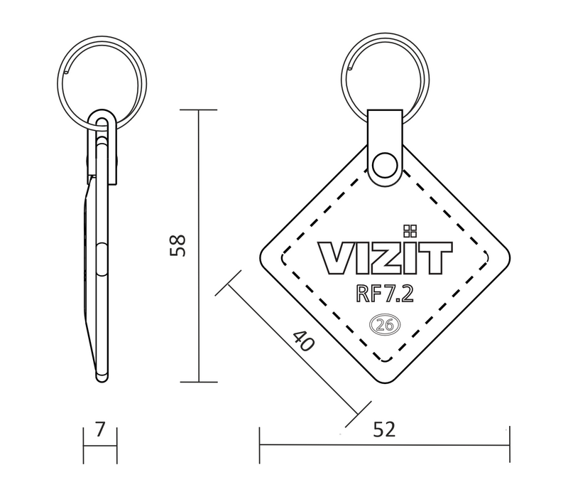 VIZIT-RF7.2 blue