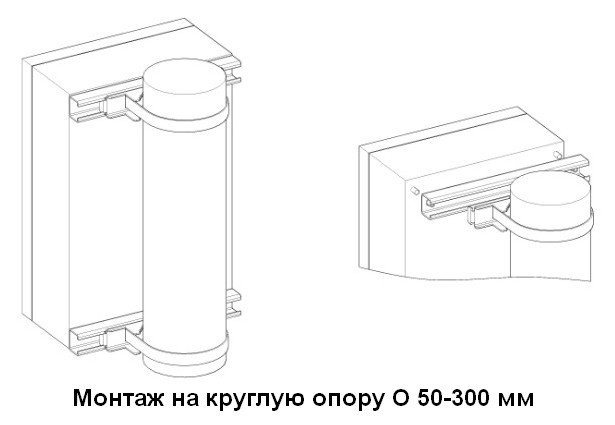 Комплект крепления на столб (ККС-1)