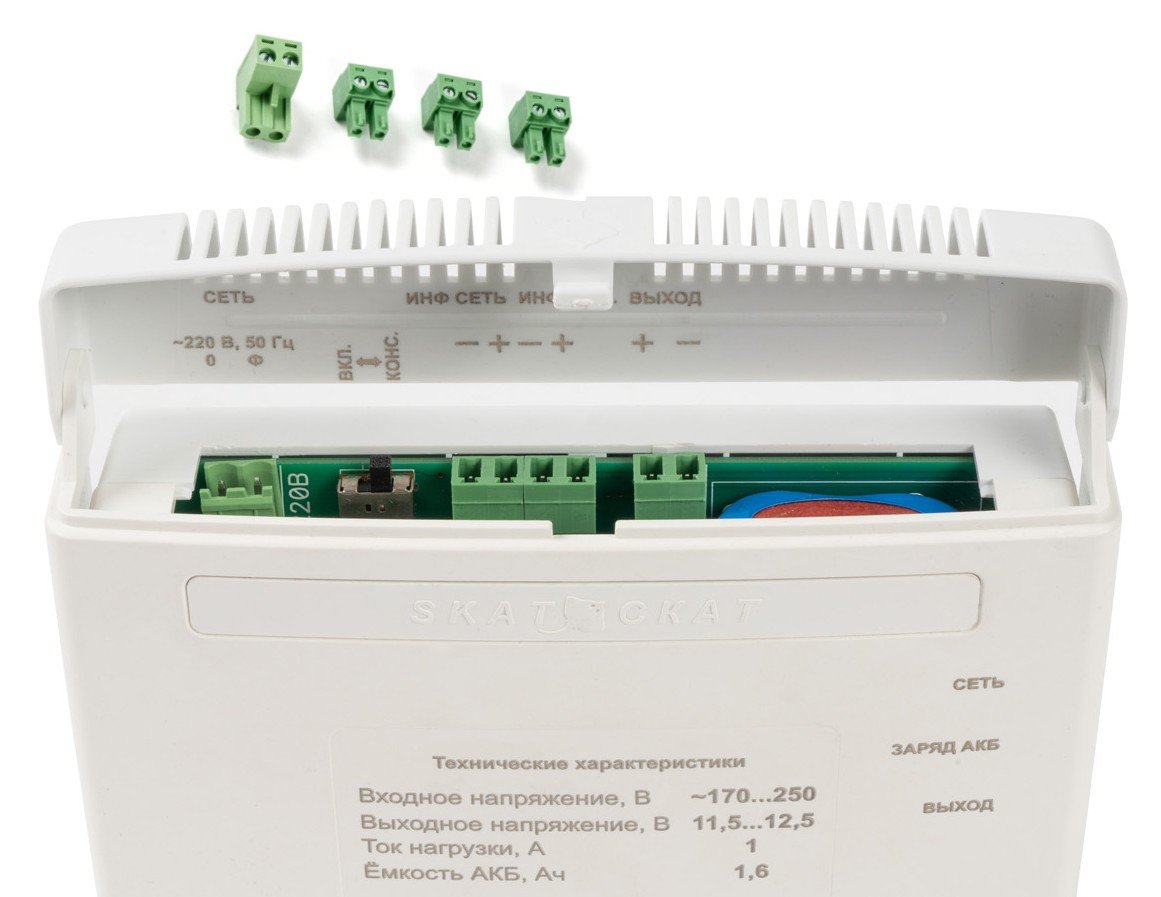 СКАТ-1200А Li-ion (СКАТ ИБП-12/1-1,6/Li) (262)