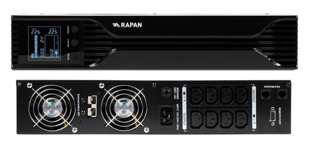 RAPAN-UPS 3000 RACK+4х9Ah (RAPAN-UPS 3000-RACK-IN-4х9-E) (8960)