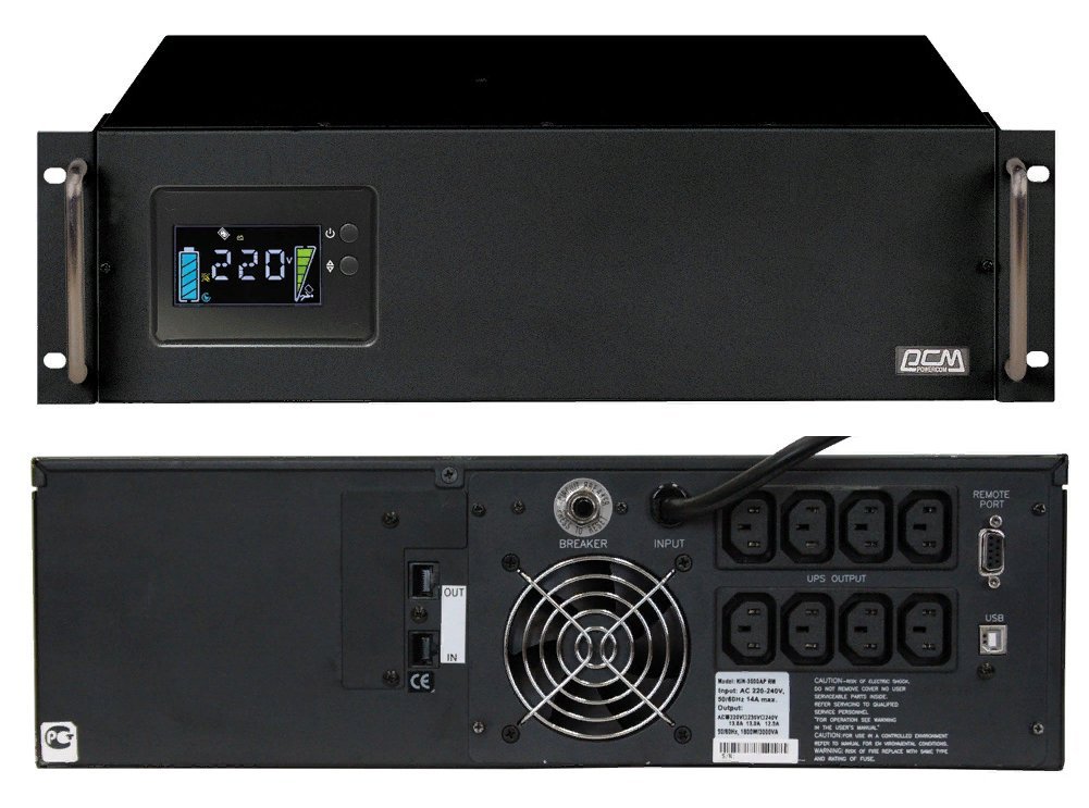 King Pro RM KIN-2200AP LCD 1760Вт 2200ВА черный