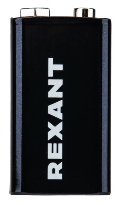 Батарейка алкалиновая 6LR61 Крона 9В REXANT (39-1061)