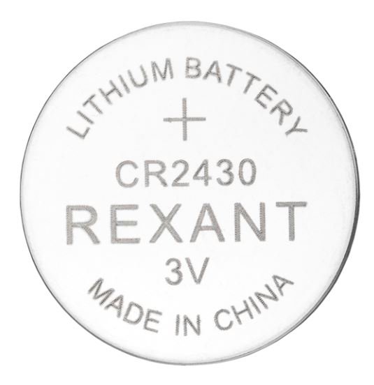 Батарейка литиевая CR2430 3В REXANT (39-1109)