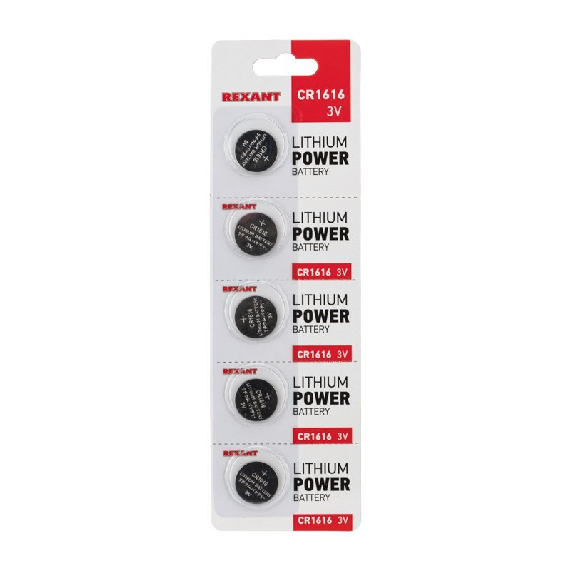 Литиевые батарейки CR1616 3 V 50 mAh (30-1104)
