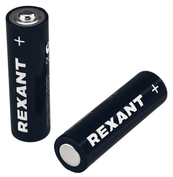 Батарейка алкалиновая AA/LR6 пальчиковая 1,5В REXANT (39-1050)