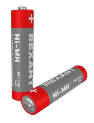 Аккумулятор Ni-MH AAA/HR03, 1,2В, 900мАч, блистер REXANT (30-1409)