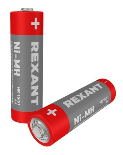 Аккумулятор Ni-MH AA/HR6, 1,2В, 2300мАч, блистер REXANT (30-1423)