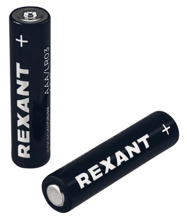 Батарейка алкалиновая AAA/LR03 мизинчиковая 1,5В REXANT (39-1011)