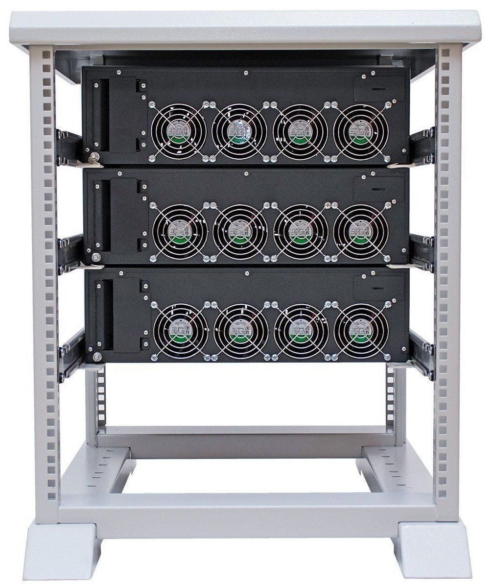 Комплект из трех однофазных стабилизаторов Штиль ИнСтаб IS7000RT в стойке (3х7 кВА)