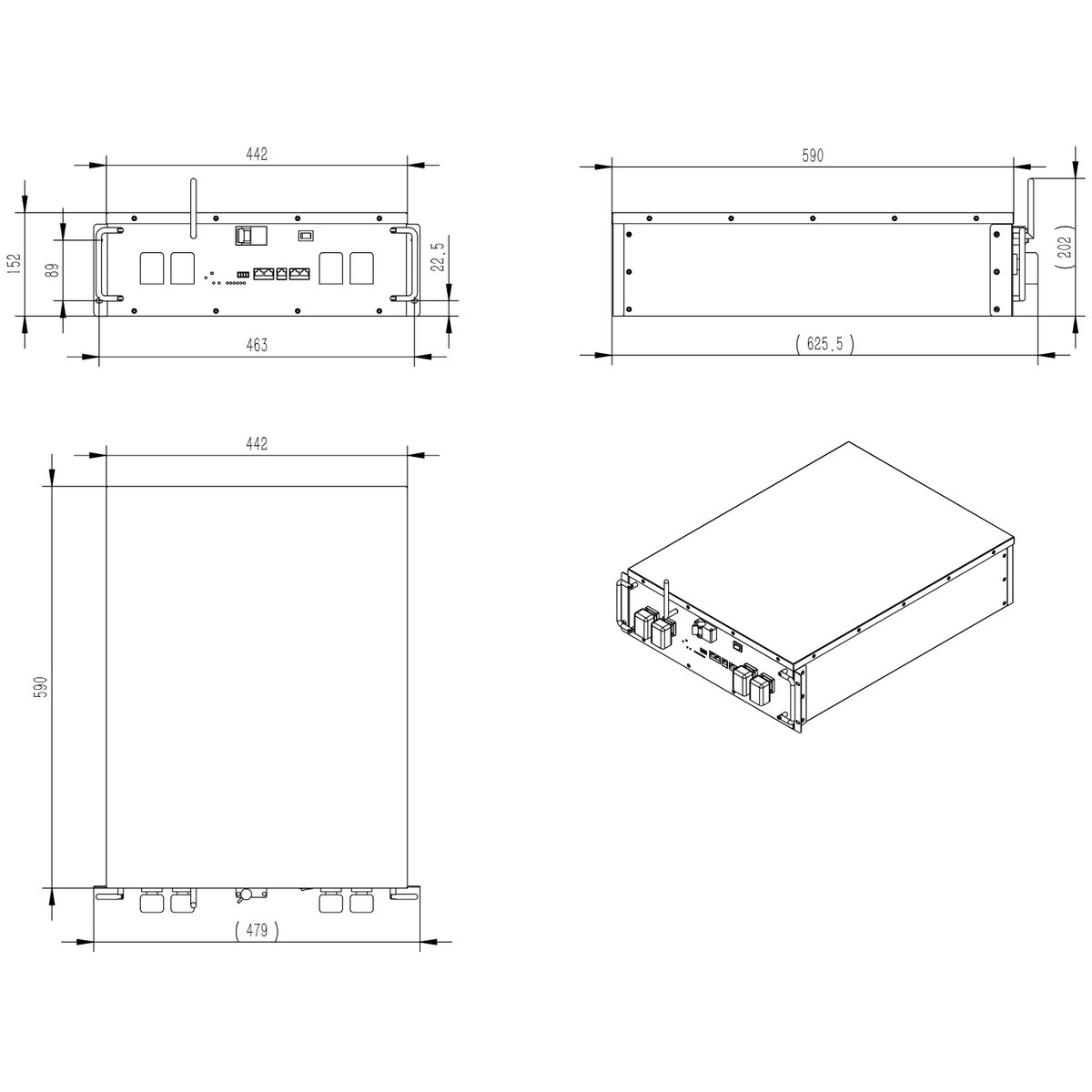 MNB Battery LPR-51.2-100 LED