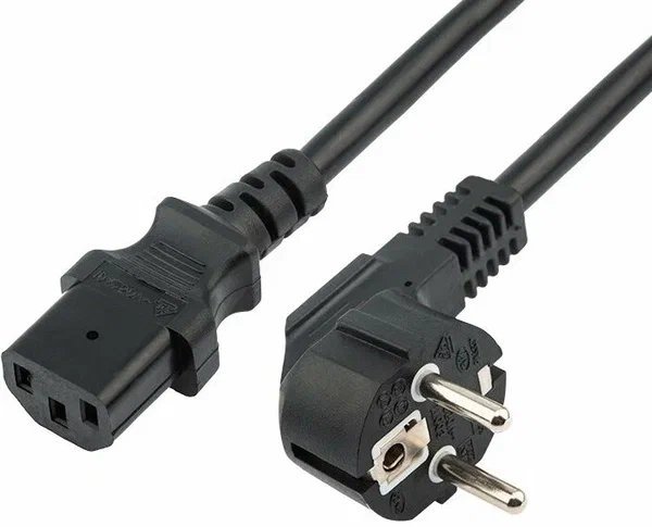 Шнур сетевой СЕЕ 7/7 (Schuko)- IEC 320 C13 3х0,75мм², длина 1,2м REXANT (04-2732)