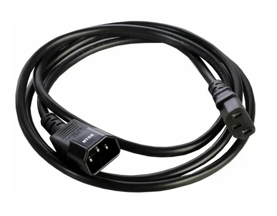NTSS-PC13141 C13-С14 проводник.:3х0.75мм2 1м 220В 10А чёрный