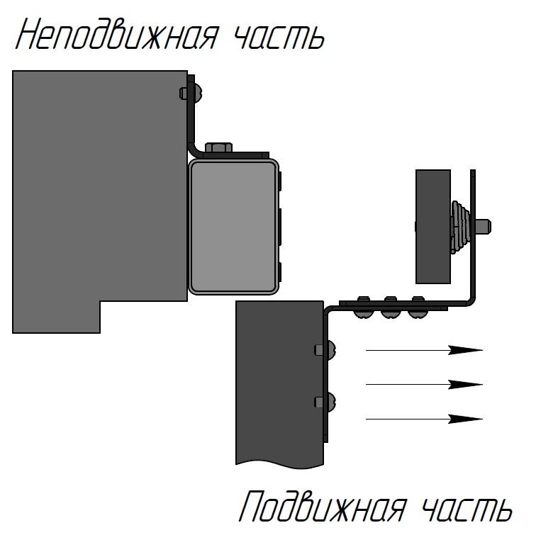 Универсальный кронштейн "Z-уголок FM-26" для электромагнитного замка