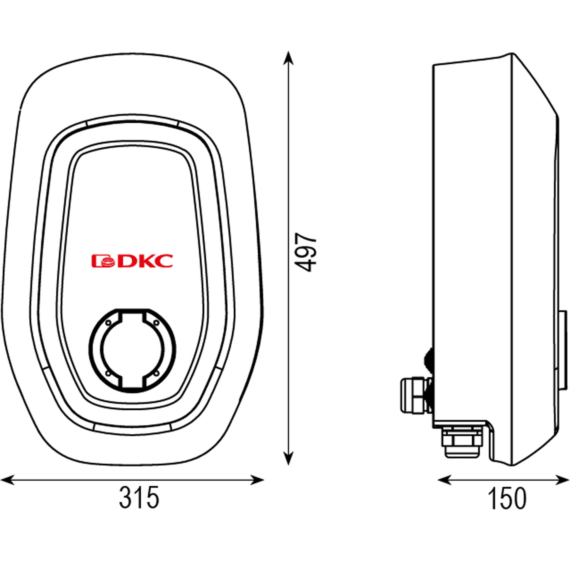 ЭОС Зарядка (EOS Charge) 7,4кВт T2C RF-WF-LAN-PM (EC7CMETS)