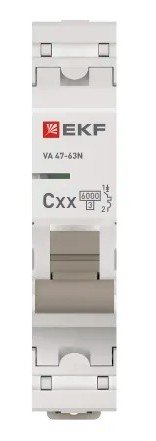 1P 6А (C) 6кА ВА 47-63N PROxima (M636106C)
