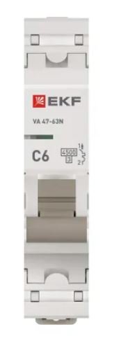 ВА 47-63N 1P 6А (C) 4,5 кА PROXIMA (M634106C)
