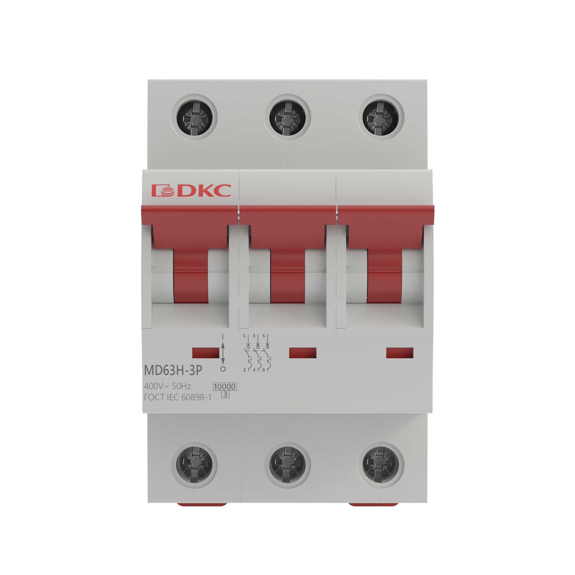 YON макс MD63 3Р 25А 10кА D (MD63H-3PD25)
