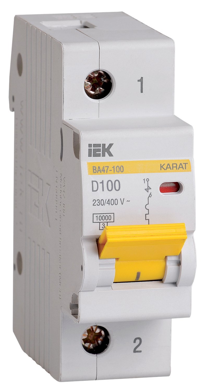 ВА47-100 1P D 100А 10кА KARAT (MVA40-1-100-D)