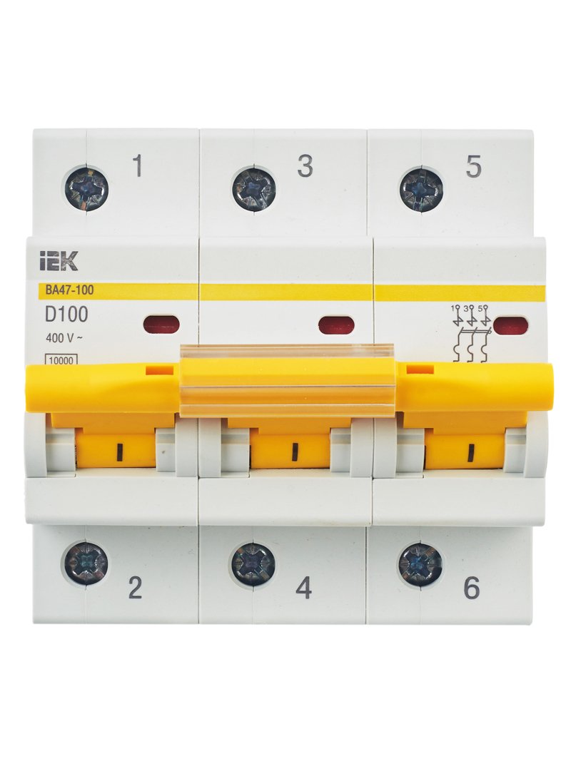 ВА47-100 3P D 100А 10кА KARAT (MVA40-3-100-D)