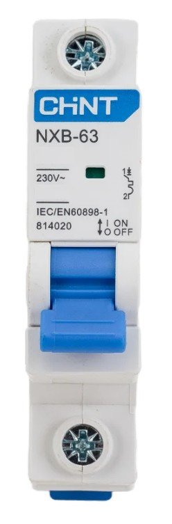 NXB-63 1P 10А 6кА х-ка B (R) CHINT (814039)