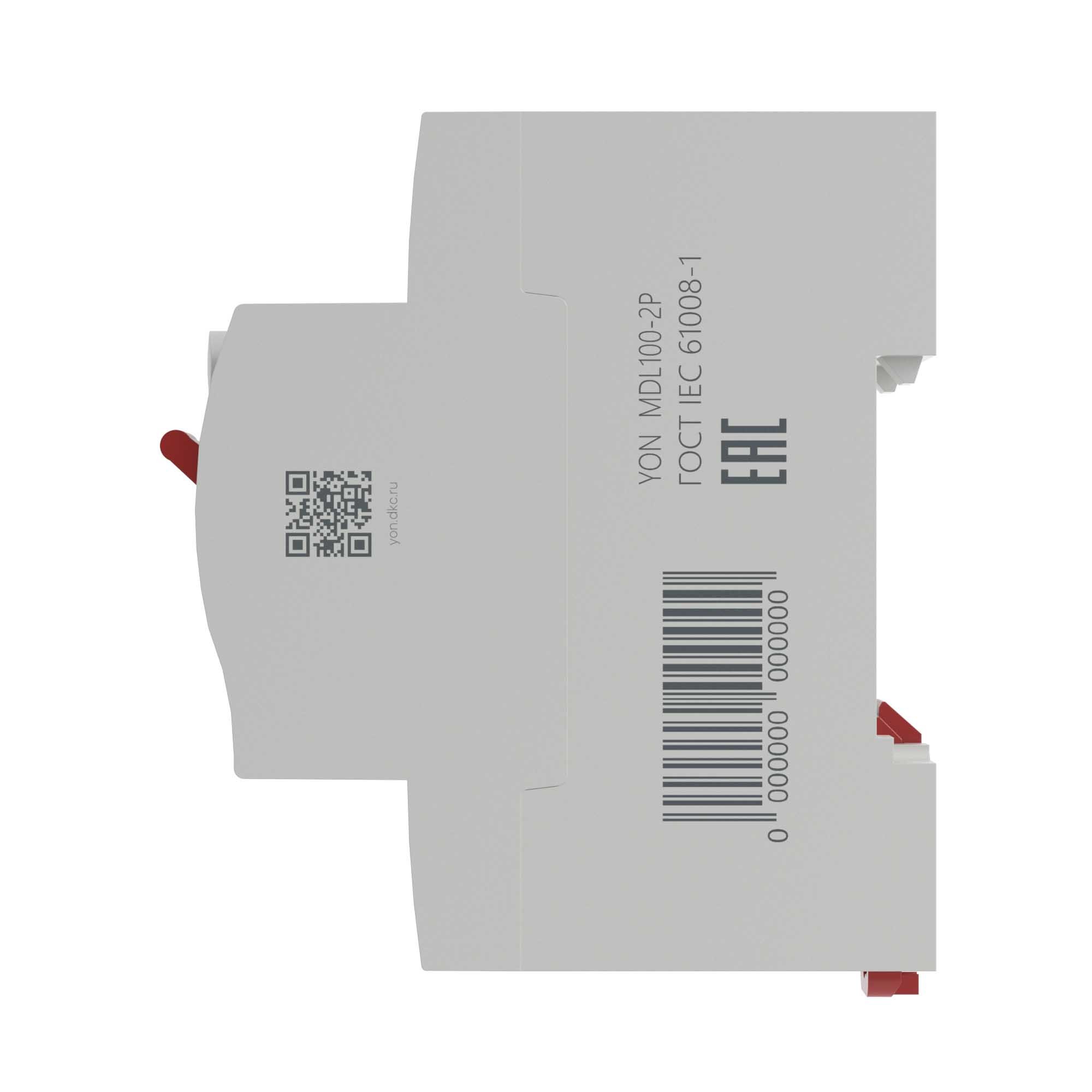 YON макс MDL100 2Р 63А 30mA A (MDL100-2P2-63-A)