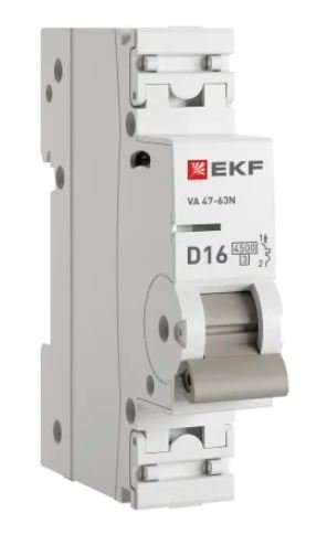 ВА 47-63N 1P 16А (D) 4,5 кА PROXIMA (M634116D)
