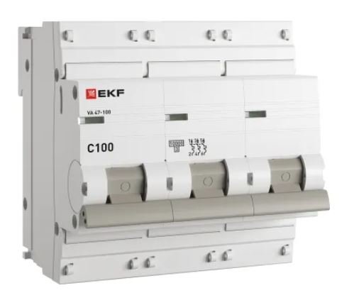 ВА 47-100 3P 100А (C) 10kA PROXIMA (mcb47100-3-100C-pro)