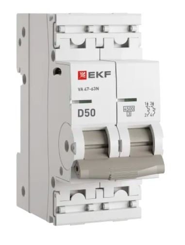 ВА 47-63N 2P 50А (D) 4,5 кА PROXIMA (M634250D)