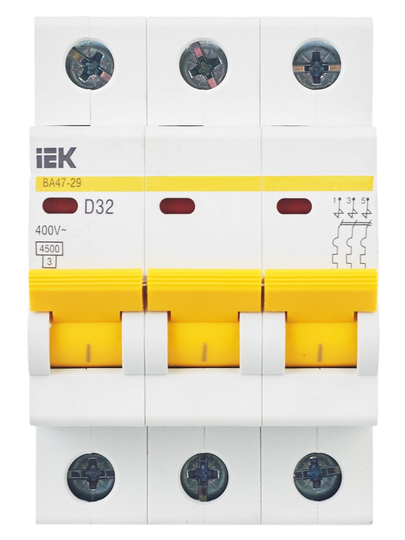 ВА47-29 3P D 32А 4,5кА KARAT (MVA20-3-032-D)