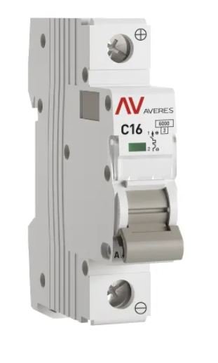 AV-6 DC 1P 16A (C) 6kA AVERES (mcb6-DC-1-16C-av)