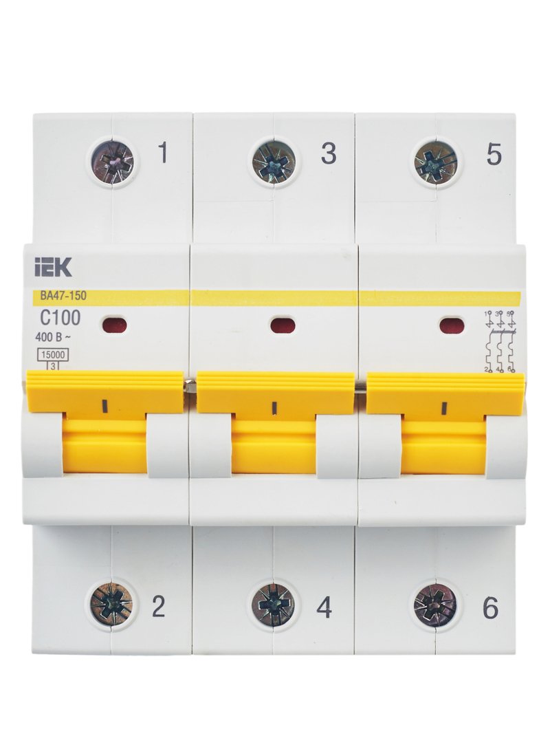 ВА47-150 3P C 100А 15кА KARAT (MVA50-3-100-C)