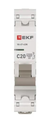 ВА 47-63N 1P 20А (C) 4,5 кА PROXIMA (M634120C)