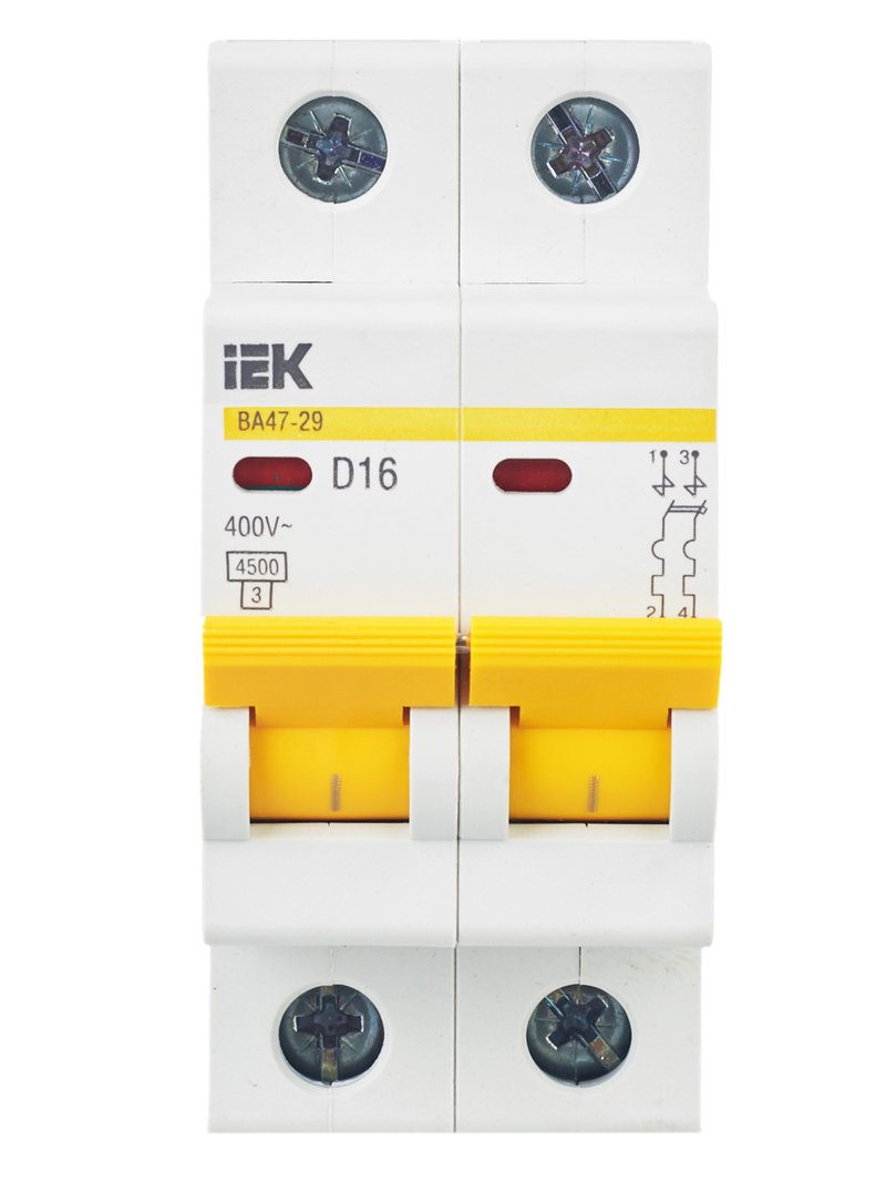 ВА47-29 2P D 16А 4,5кА KARAT (MVA20-2-016-D)