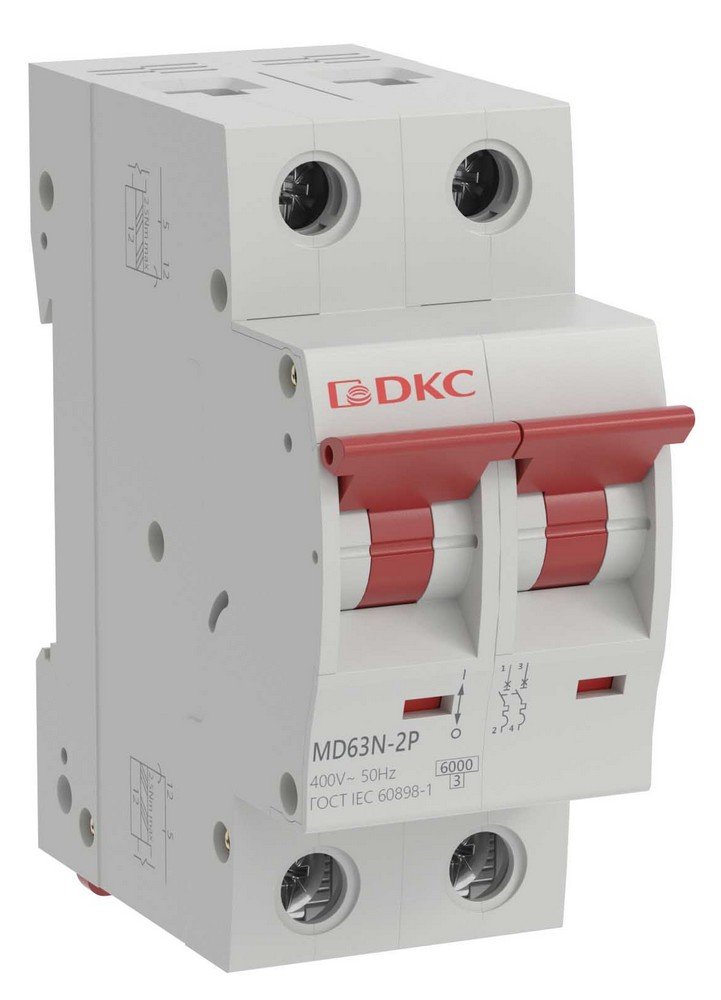 YON max MD63N 2P 40А 6кА C (MD63N-2PC40)