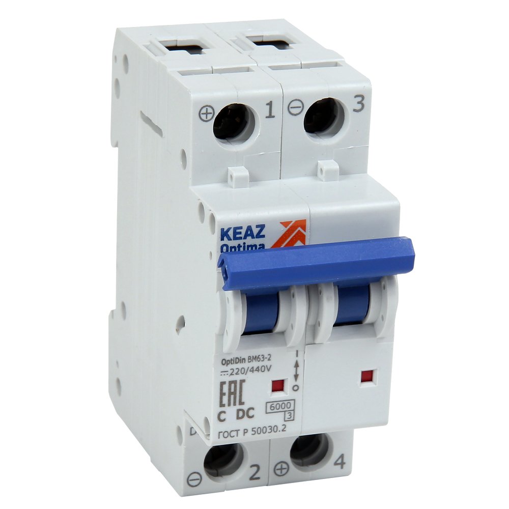 OptiDin BM63-2C4-DC-УХЛ3, КЭАЗ (261242)