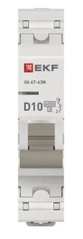 ВА 47-63N 1P 10А (D) 6кА PROXIMA (M636110D)