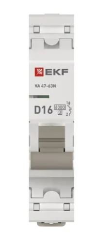 ВА 47-63N 1P 16А (D) 6кА PROXIMA (M636116D)