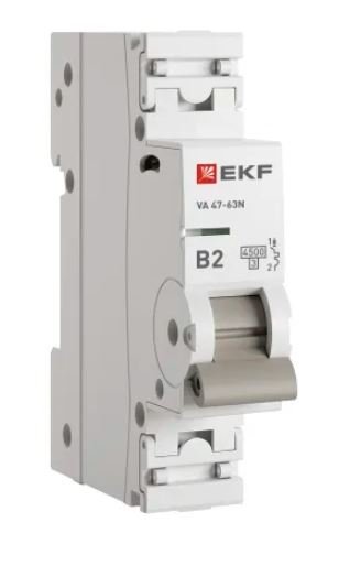 ВА 47-63N 1P 2А (В) 4,5 кА PROXIMA (M634102B)