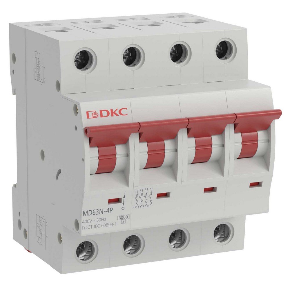 YON max MD63N 4P 25А 6кА C (MD63N-4PC25)