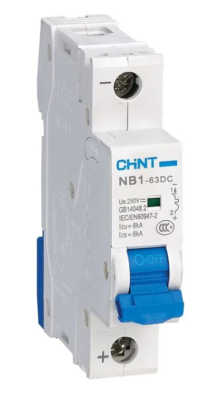 NB1-63DC 1P 32А 6кА х-ка C 250В DC (R) CHINT (182709)