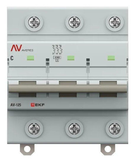 AV-125 3P 125A (C) 10kA AVERES (mcb125-3-125C-av)