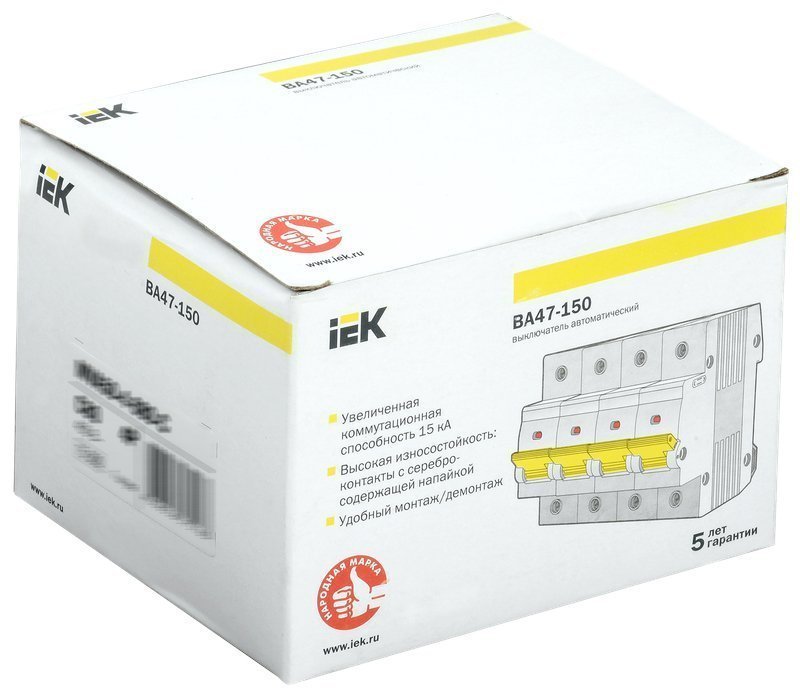 ВА47-150 4P D 100А 15кА KARAT (MVA50-4-100-D)