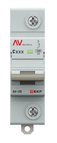 AV-125 1P 100A (C) 10kA AVERES (mcb125-1-100C-av)