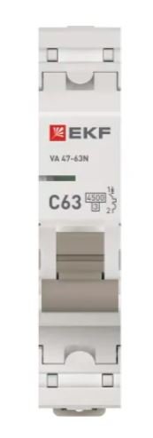 ВА 47-63N 1P 63А (C) 4,5 кА PROXIMA (M634163C)