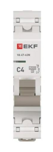 ВА 47-63N 1P 4А (C) 4,5 кА PROXIMA (M634104C)