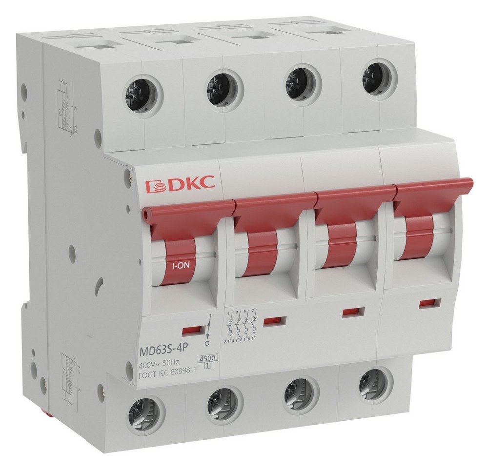 YON max MD63S 4P 50А 4,5кА C (MD63S-4PC50)