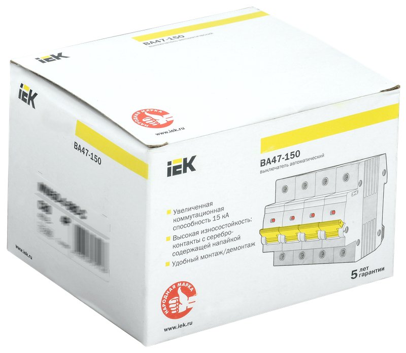 ВА47-150 4P C 63А 15кА KARAT (MVA50-4-063-C)