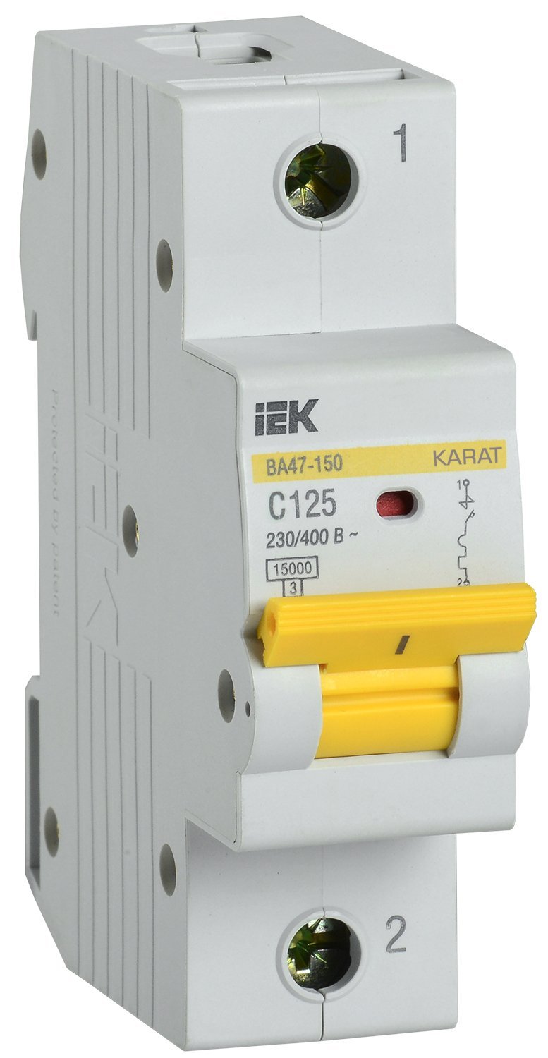 ВА47-150 1P C 125А 15кА KARAT (MVA50-1-125-C)